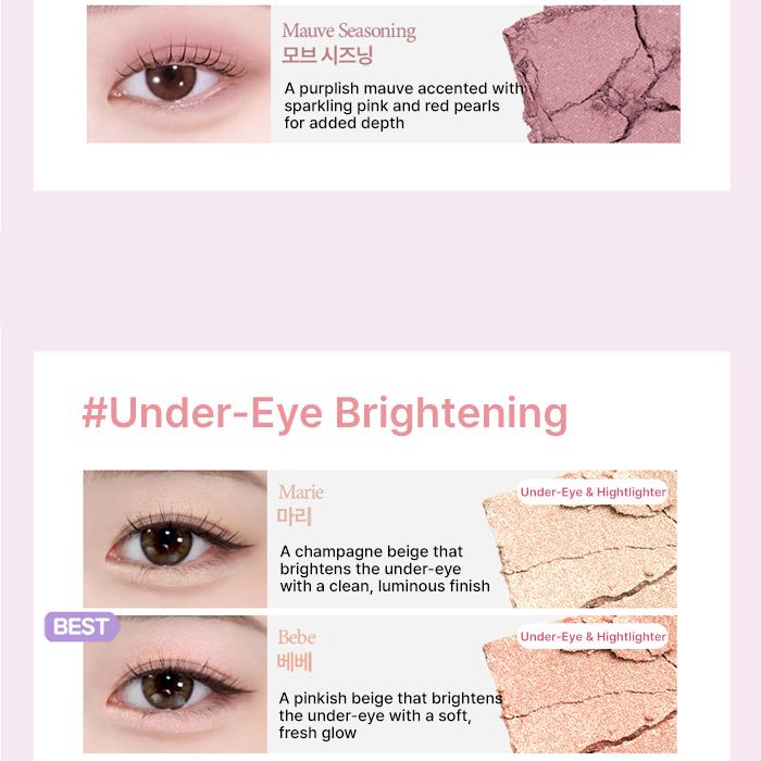 HOLIKA HOLIKA My Fave Piece Eyeshadow Single – Matte Pearl (22 Colors)
