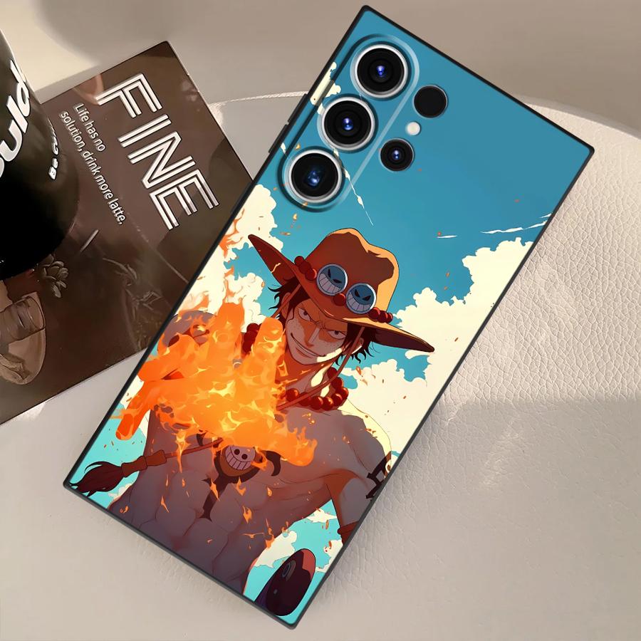 Ones Pieces Luffy Case for Samsung Galaxy S9 S25 Ultra S23 FE S20 S22 S24 Plus S21 Funda Phone Cover