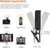 LED Selfie-Licht Telefonlicht, 3000mAh Wiederaufladbares Videolicht mit Clip, 3 Lichtmodi CRI95+, Tragbares Aufhelllicht für Telefon iPad