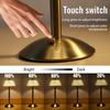 LED Table Lamp Rechargeable Wireless Reading Lamp Touch Sensor Dimmable Desktop Night Light for Hotel Bar Bedroom Decor Light