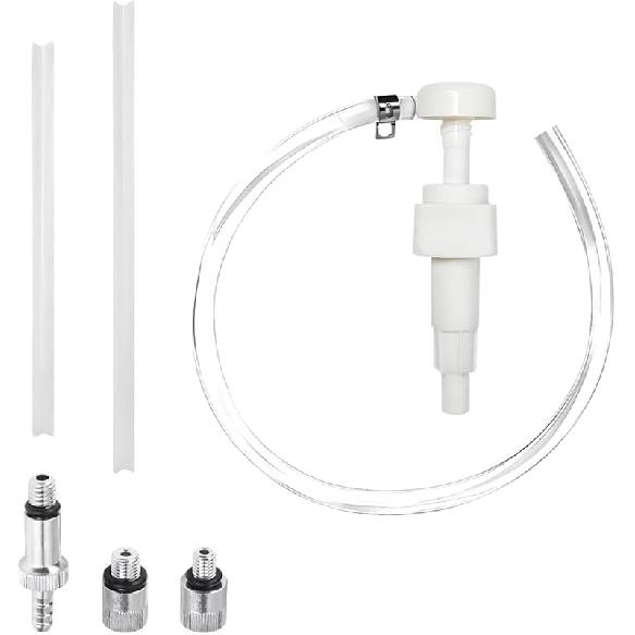 4 CC Fluid Pump for Quart Bottles, Automotive Quart Bottle Hand Pump with Flexible Tube, Fluid Pump Transfer Gear Oil Transmission and Differential