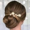 Bridal Headdress Wedding Hair Accessories U-shaped Hairpin Hair Style Tools Pearl Hair Stick