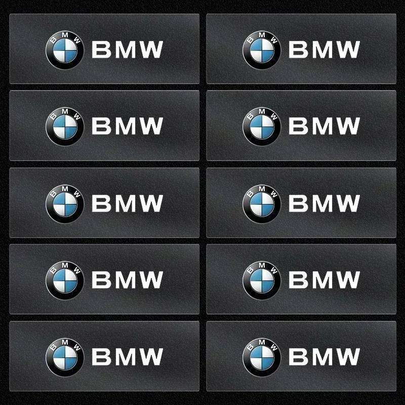 BAGD7 Car Sticker Hot Hots 2025 E90 For BMW 10Pcs PVC Car Door Handle Badge Protector Decal Wiper Sticker for Bmw Performance E46 E90