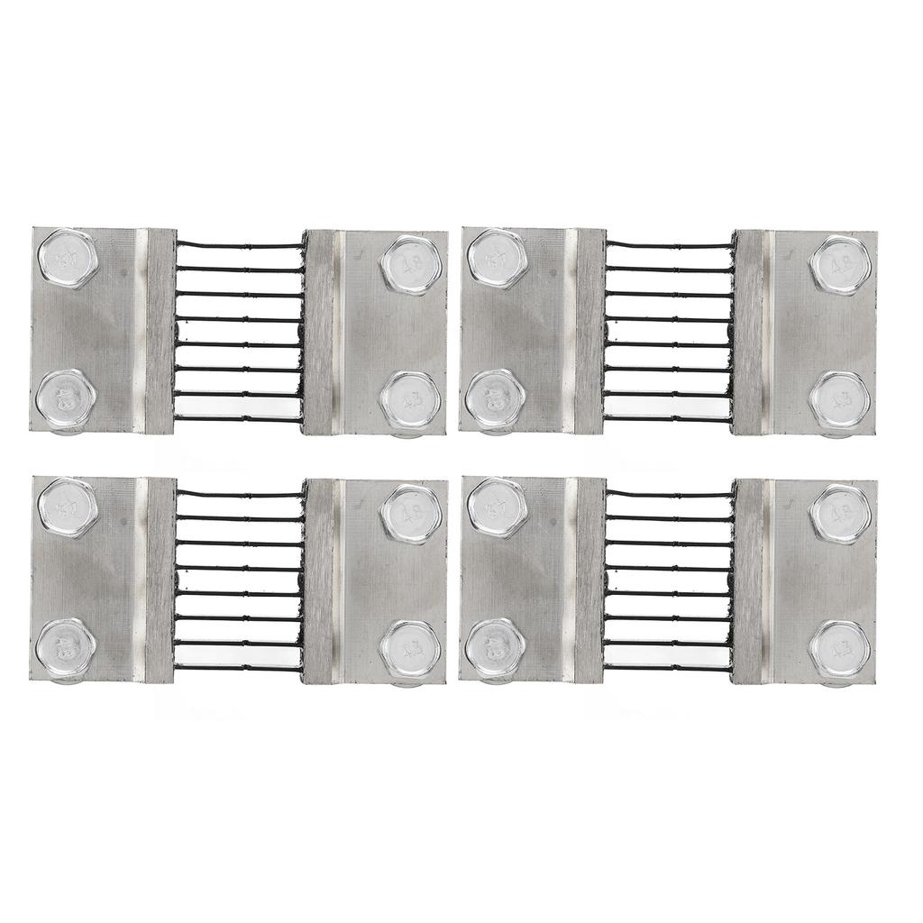 4pcs 75mV DC Current Shunt Resistor Resistance Manganese Copper Alloy for Ammeter Shunt FL?2 800A