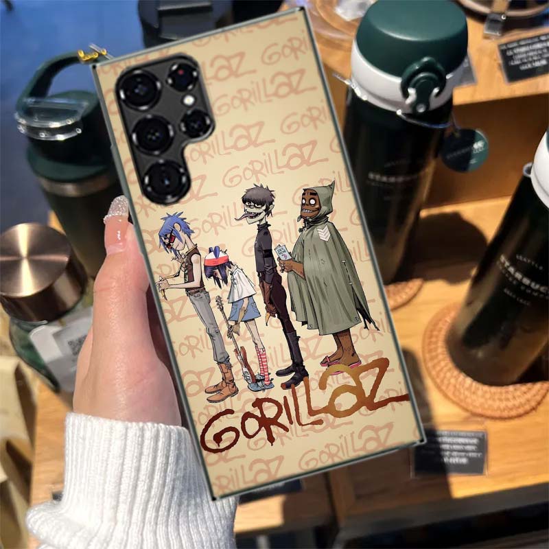 Gorillaz Anime Cases Phone Case for Samsung Galaxy S26 Ultra S25 Edge S24 S23 FE S21 Plus S20 S22 S10 Cover TPU Capa Shell Shock