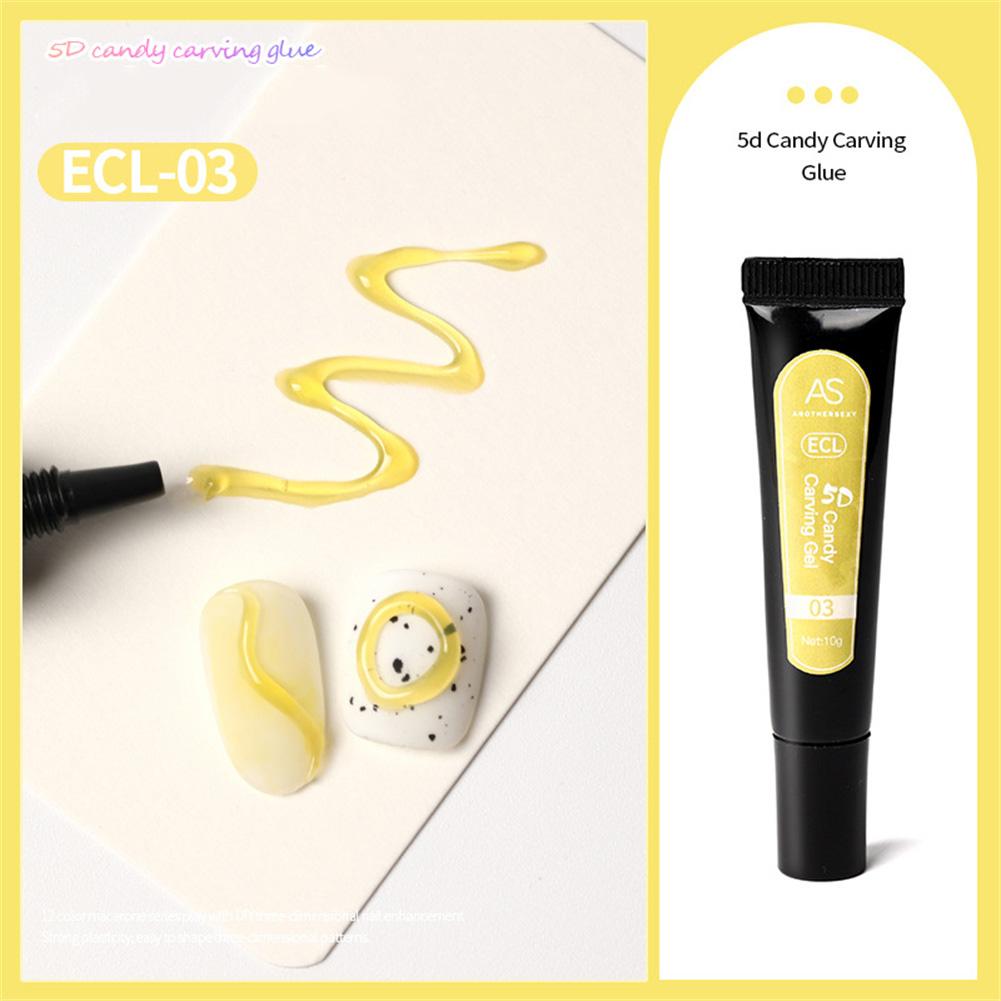 5D Hose Candy Macaron Jelly Gel Nail Gel Polish Solid Color Disposable Nail Gel DIY Nail Art Gel Manicure 10ml