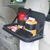 Napolex Genuine Car Table, Rear Seat Tray, Easy Installation, Wide Size, with Border, Belt, Tray Angle Adjustable, Car Supplies JK-59