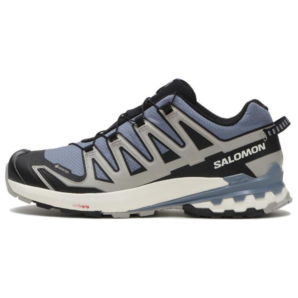 

New SALOMON Xa Pro 3D V9 Gore Tex Flint Stone Black Ghost Grey L47270600 44