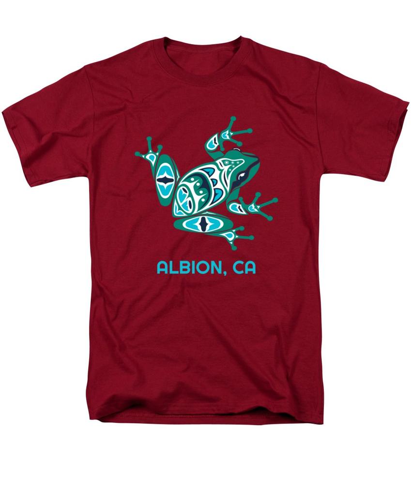 Men Premium Cotton albion california frog Print Tees Funny Harajuku