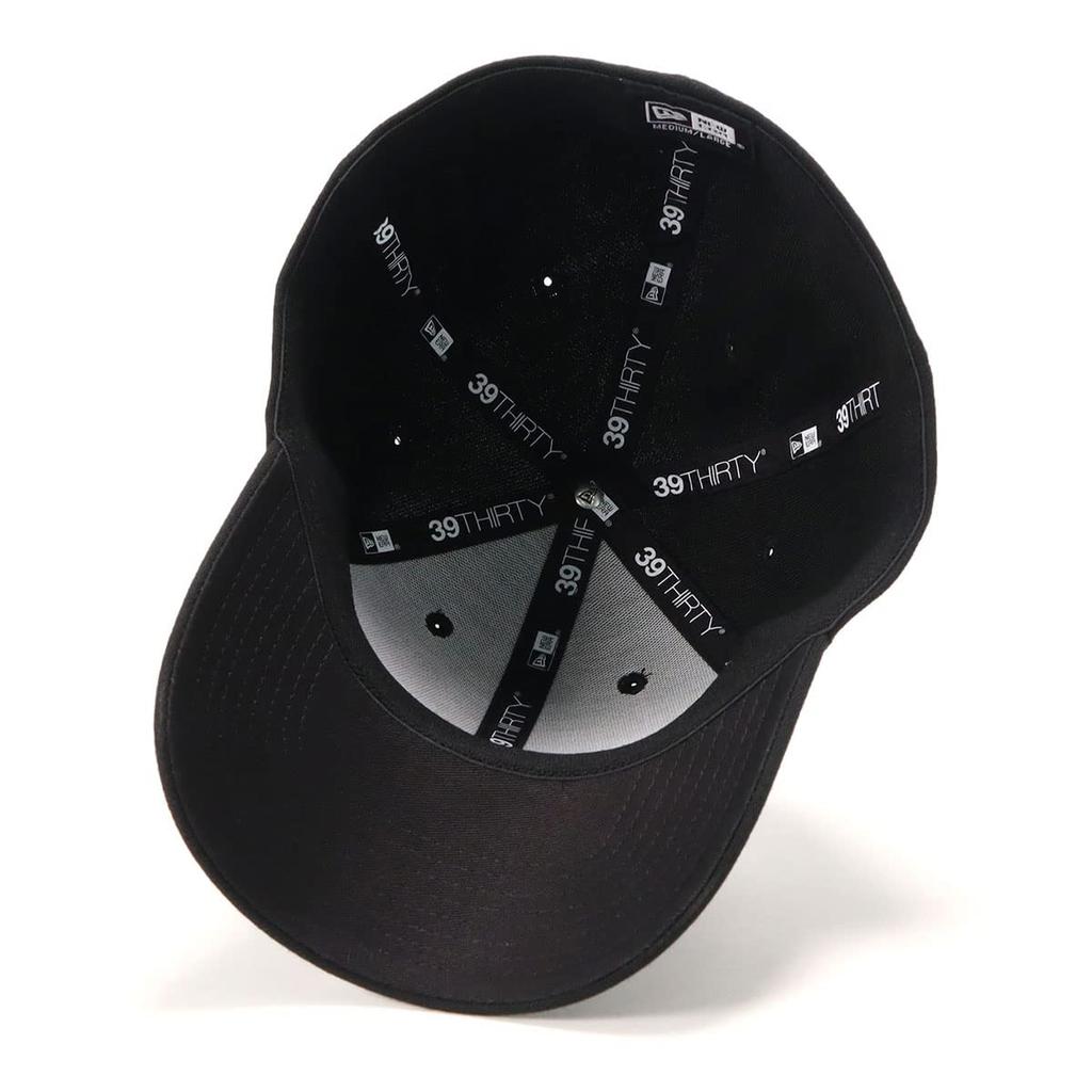 New Era 3930 Basic Black White Size 25J Cap, M/L,