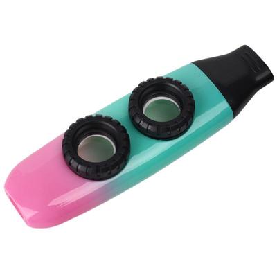Whistle Kazoo Flute: Double Hole ABS Musical Instrument for Easy Playing