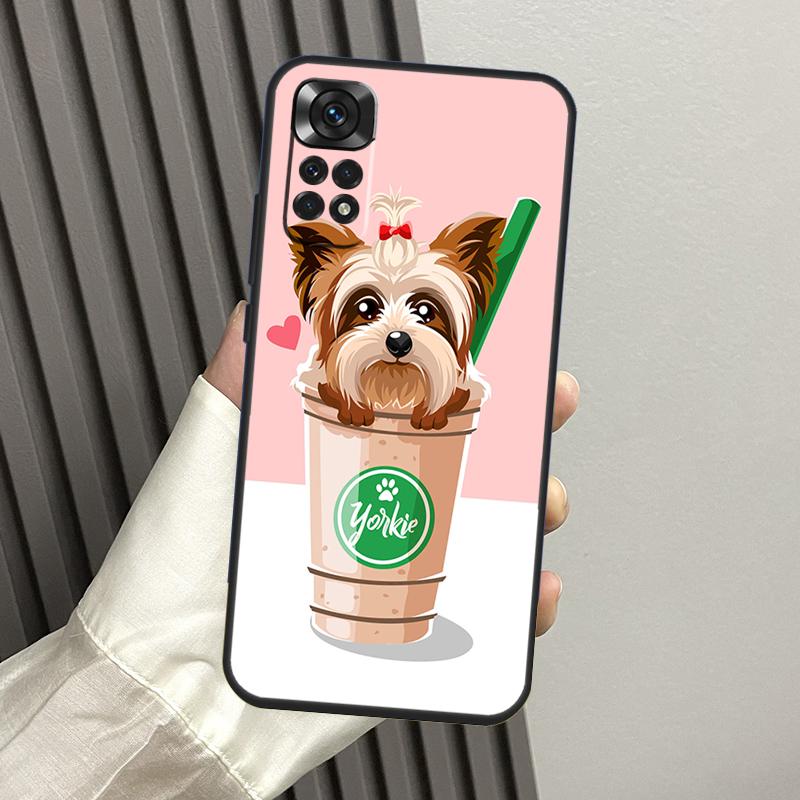 

Чехол для щенка собаки породы Йоркширский терьер для Xiaomi Redmi Note 14 13 Pro 12 11 10 15 Pro Plus Redmi 14C 13C 15C 10C 12C 15 Funda Redmi 15C 4G