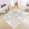 Cute Cartoon Animal  Rug Series Playful Bird  Air Balloon Dinosaur Pattern Floor  For  Room