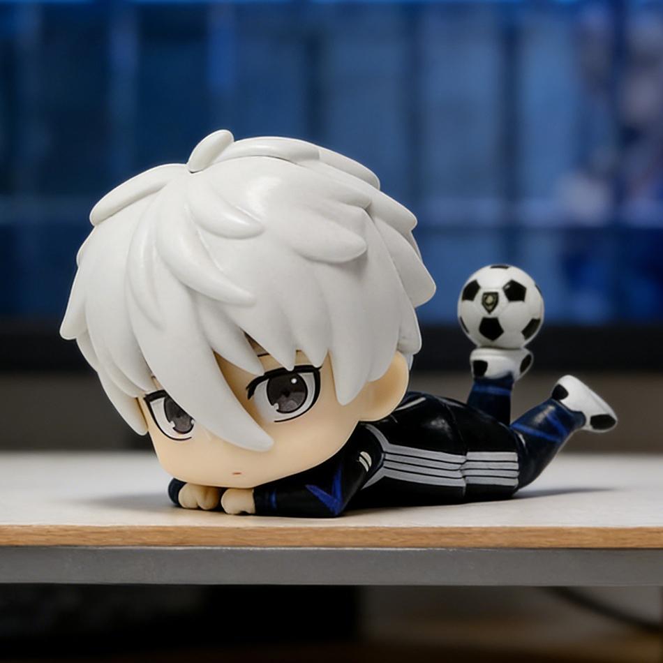 BLUE LOCK Action Figures Isagi Yoichi Nagi Seishiro Gifts Anime Figure Q Version Figurine PVC Collectible Model Kids Doll Toys