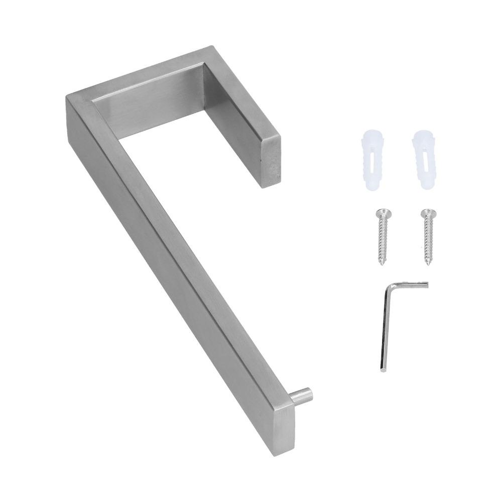 Stainless Steel Towel Bar Silver Hand Towel Holder Sturdy Towel Holder Home Hotel Spa