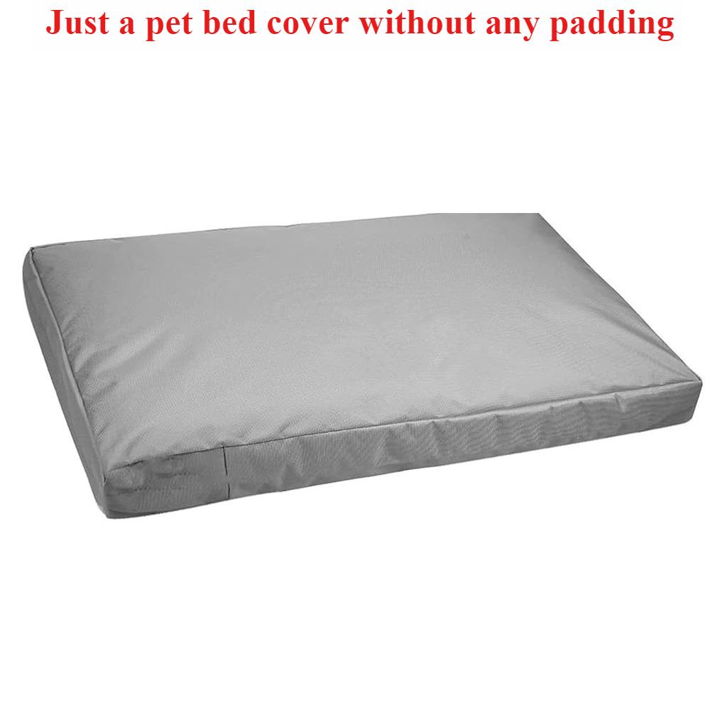

210D Oxford Cloth Fabric Pet Mattress Protector Waterproof Dog Bed Cover Removable Machine Washable (Only Cover, No Filling) 1PC 76x51x10cm