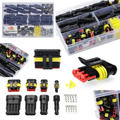 Set of Hermetic Electrical Connectors – 352 Elements | Weather Resistance | Convenient Case