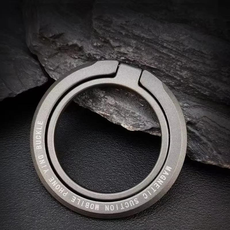 

Magnetic Cell Phone Ring Holder Mobile Phone Bracket Removable Cell Phone Grip Kickstand for iPhone Cellphone bracket сірий колір