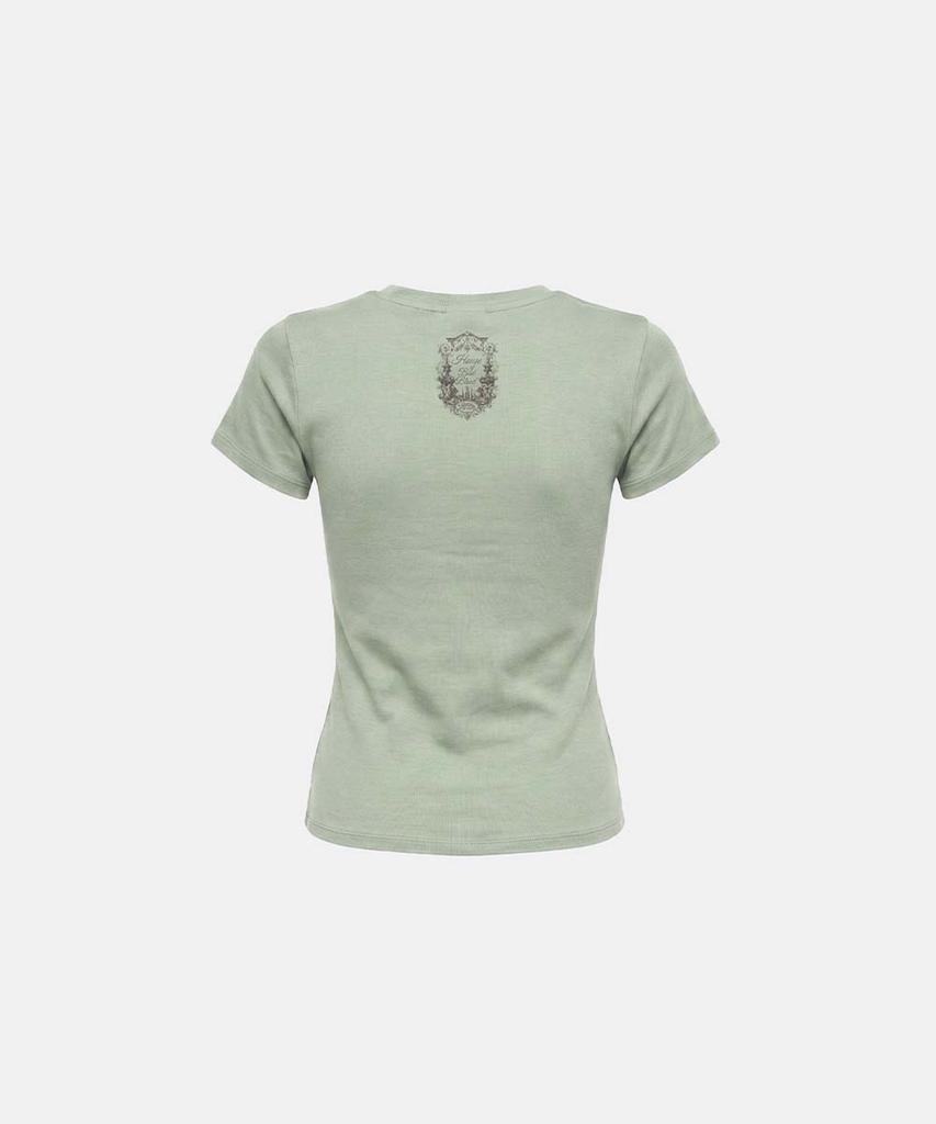 BADBLOOD H.B.B. Garden Graphic 1/2 T-Shirt - Mint Green