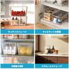 Transparent Storage Box with Drawers and Handles, Perfect for Storing Small Items In the Kitchen, Refrigerator, or On the Desktop. Waterproof, Dustpro