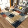 Nordic Moroccan Retro Ethnic Style Patchwork Pattern Square Carpet Bedroom and Living Room Indoor Use Decoration