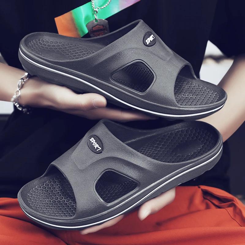 Fashion Men's Summer Ligtweight EVA Indoor Home Sandals Slippers Shoes Men Slippers Outdoor Students Women Comfortable Slides Hombres