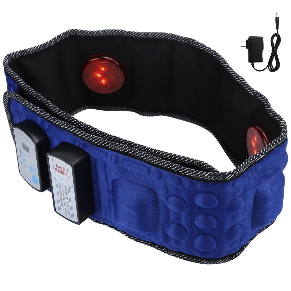 Wireless Charging Waist Massager Lumbar Vibration with Heating Waist Supporter