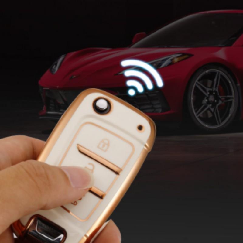 New Soft TPU Car Key Cover Holder Keychain Case Bag for Hyundai Solaris 2 Elantra I30 I35 I40 Tucson Kona Azera Auto Accessories