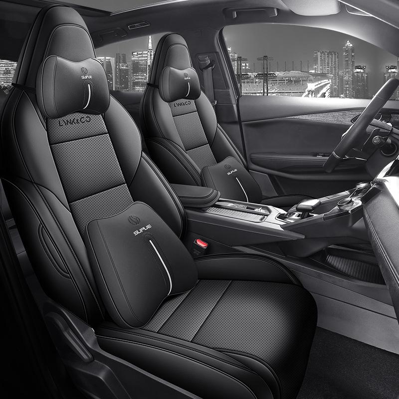Lynk&Co 03 All-Season Leather Seat Cover for Five-Seater - Universal Full Coverage