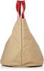 Cotton Handbag Genuine Leather Made in Japan Parque II Unisex Red [Real Mind]