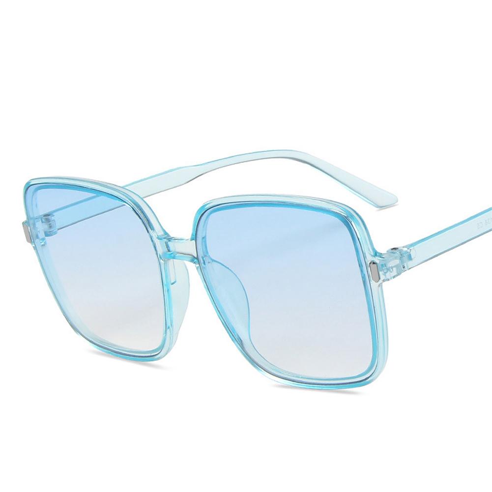 New Big Sunglasses Women Men Trendy Vintage Brand Designer Anti-UV Gradient Color Korean Version Glasses Fashion Accessories