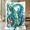 Ocean Life Adventure 31 Theme blanket Lightweight Warm Flannel Blanket Decorative Throw Blanket for Home Decoration
