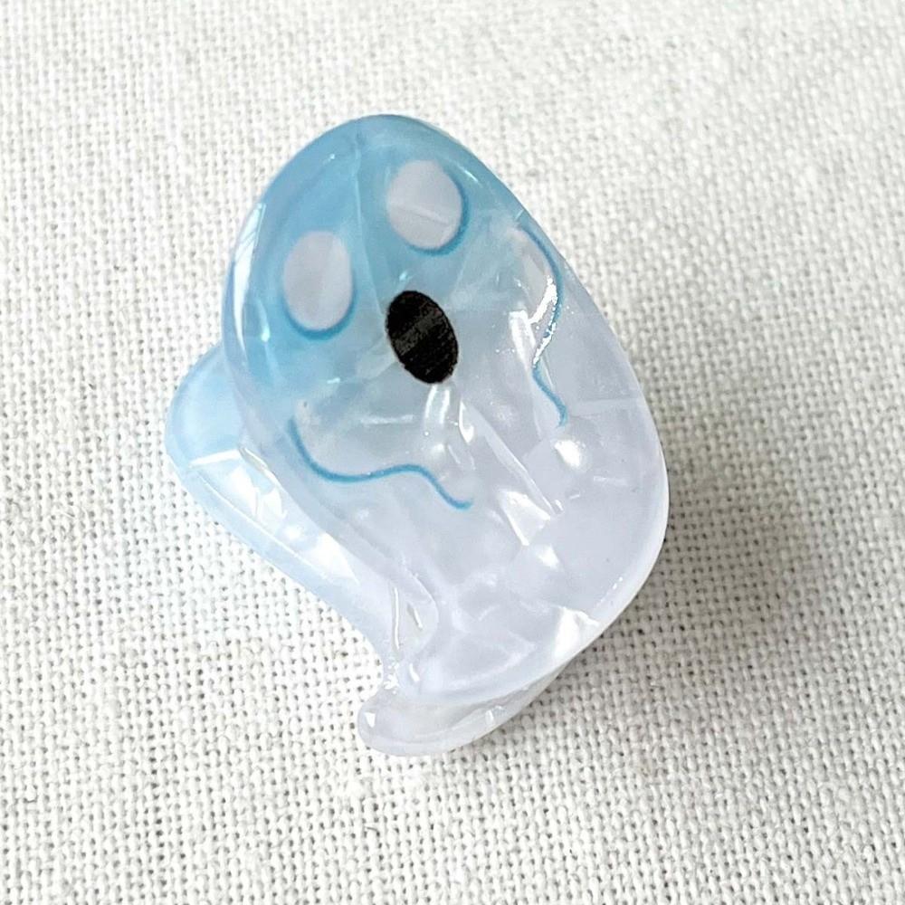 Acrylic Mini Shark Clip Mini-size Acrylic Ghost Hairpin Halloween Hair Claw Fashion Lovers