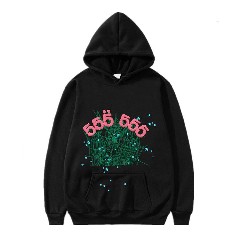 Felpa Hip Hop Unisex con Scritta 555555 - Giacca Trendy Primavera/Autunno