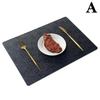 1Pcs Washable Double Side Pu Leather Placemat Texture Waterproof Heat-Resistant Table Mats Home Hotel Dining Table Decoration