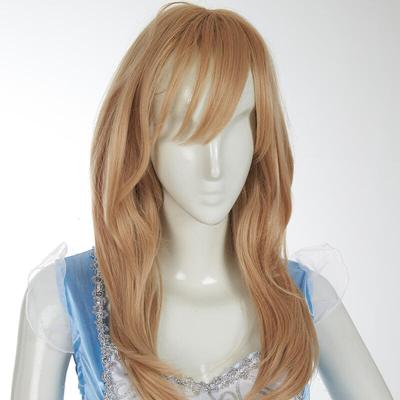 Une perruque blonde brillante concept cosplay perruque de fête cosplay