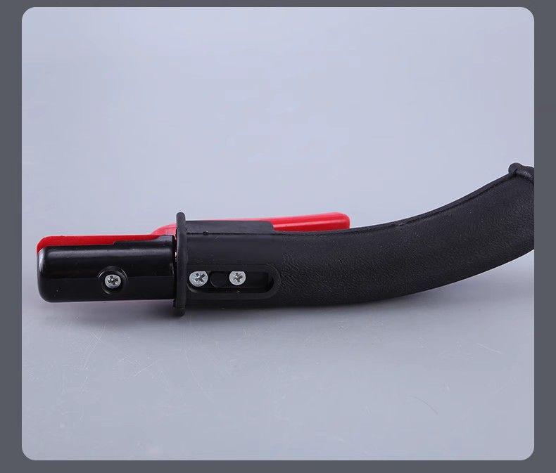Shockproof 800A Bent Handle Electric Welding Pliers - All Copper, Drop-proof Clamp, Heat Resistant.