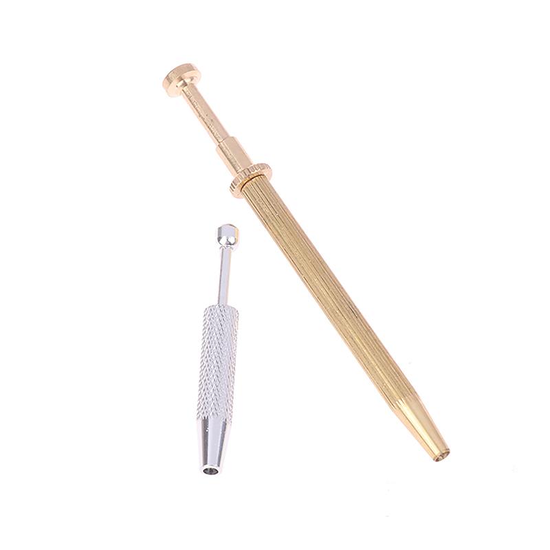 Piercing Ball Grabber Tool Pick Up Tool With 4 Prongs Holder Claw Tweezers For Small Parts Pickup Ic Chips Gems