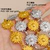 Stainless Stain Flower Jewelry Sets For Women 18K Gold Plated Chrysanthemum Necklace Bracelet Set Wedding Party Jewelry Gifts
