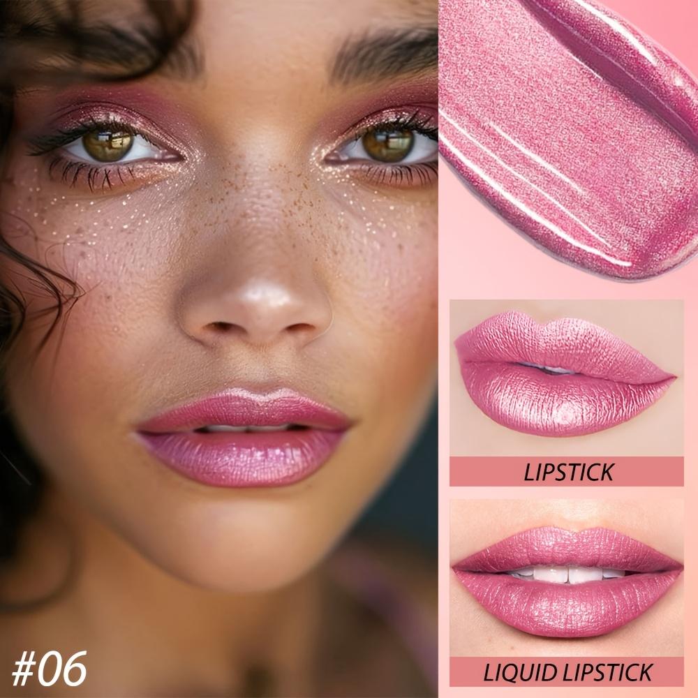 2-in-1 Non-Stick, Moisturizing Lipstick - Long-Lasting, Fade-Resistant Liquid Lip Color with A Glossy Finish Lipstick Gift for Women