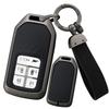 Pusty Pokrowiec na kluczyk Honda Smart Key, Brelok, Stop + Skóra PU, Osłona kluczyka, Dla