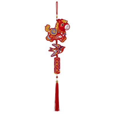 Traditional Chinese Style Pendant Good Luck Tassels Wall Door Hanging Ornaments Handmade Bell Spring Festival Pendant