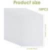 10Pcs Sticky Wash Away Embroidery Stabilizer Self-Adhesive Printable A4 Size Paper Stabilizer 8.2" X 11.7"
