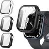 3 Pack Tempered Glass Cover for Apple Watch Screen Protector Case 9 8 7 6 5 4 3 SE 40MM 41mm 46mm 45mm 10 42mm 38mm Accessories 7