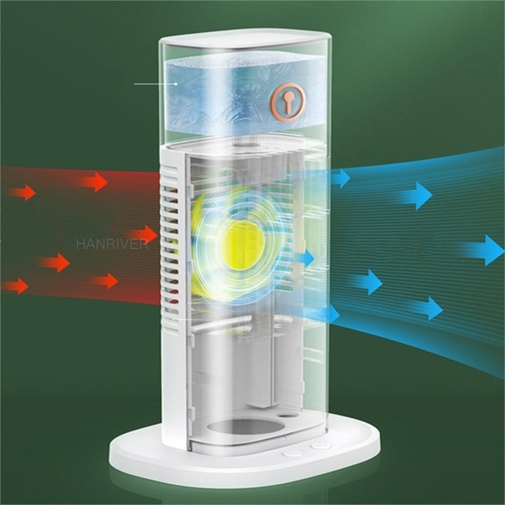 Household Low-noise Air Conditioner Multifunctional Refrigeration Air Cooler Humidifier Portable USB Cooler Desktop Fan