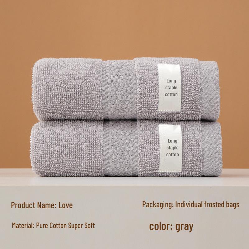 

Антибактериальные полотенца из чистого хлопка в индивидуальной упаковке - Впитывающие полотенца для лица и тела для взрослых, мужчин и женщин 33×70cm