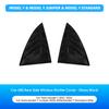 Heenvn 2PCS Side Window Louver Cover Sport Style For Tesla Model Y Juniper Model 3 Highland 2026 ABS Rear Window Shutter Cover