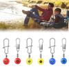 100Pcs Fishing Float Connector Bobbers Stops Space Bean Sliding Swivels Fishing Line Sinked Slides Fishing Accessories