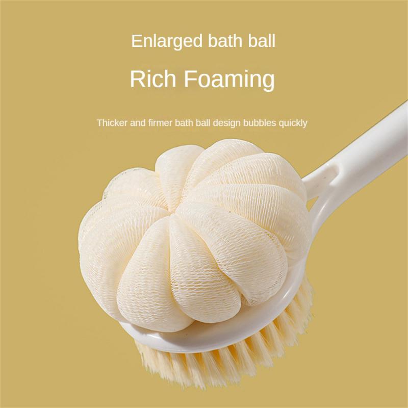 

Bath Artifact Of Bath BrushBack Belt With Bath Flower Ball Brush For Rub Bath Towel Long Handle Rub Mud Soft Hair Bath Brush other