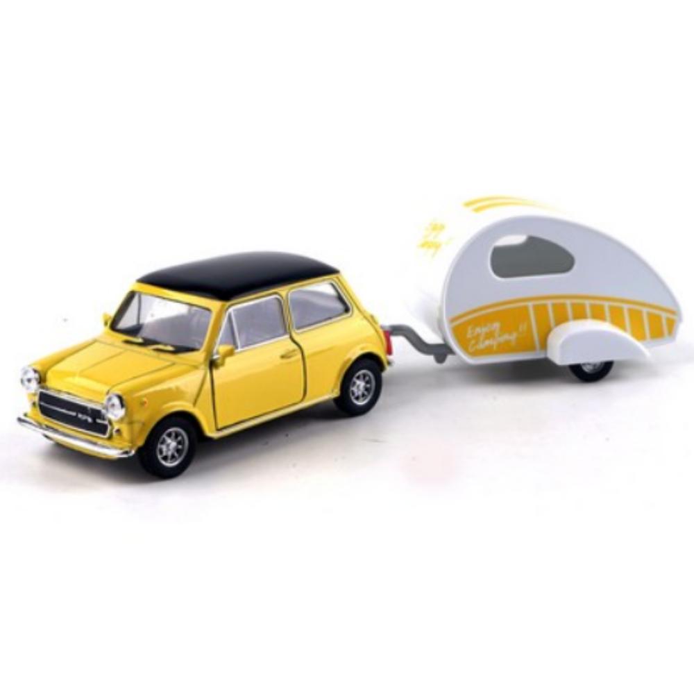 

Welly 4.75 MINI and Caravan Mini Car Diecast